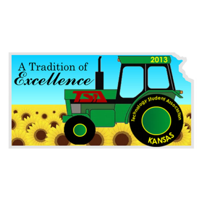 Kansas 2013 State Pin